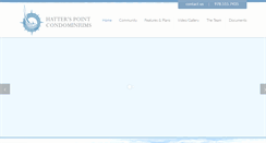 Desktop Screenshot of hatterspointcondos.com